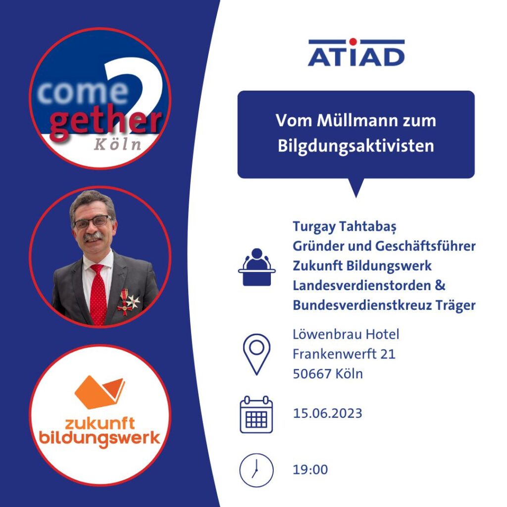 Einladung zum Fastenbrechen mit dem NRW Ministerpräsidenten ATİAD